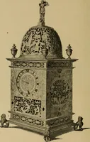 An illustration from Old clocks and watches & their makers : being an historical and descriptive account of the different styles of clocks and watches of the past, in England and abroad, to which is added a list of nearly twelve thousand makers (1922)