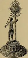 An illustration from Old clocks and watches & their makers : being an historical and descriptive account of the different styles of clocks and watches of the past, in England and abroad, to which is added a list of nearly twelve thousand makers (1922)