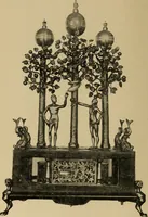 An illustration from Old clocks and watches & their makers : being an historical and descriptive account of the different styles of clocks and watches of the past, in England and abroad, to which is added a list of nearly twelve thousand makers (1922)