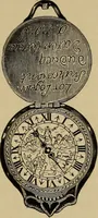 An illustration from Old clocks and watches & their makers : being an historical and descriptive account of the different styles of clocks and watches of the past, in England and abroad, to which is added a list of nearly twelve thousand makers (1922)
