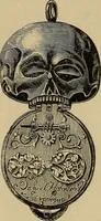 An illustration from Old clocks and watches & their makers : being an historical and descriptive account of the different styles of clocks and watches of the past, in England and abroad, to which is added a list of nearly twelve thousand makers (1922)