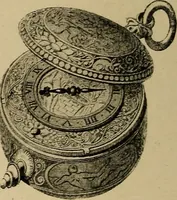 An illustration from Old clocks and watches & their makers : being an historical and descriptive account of the different styles of clocks and watches of the past, in England and abroad, to which is added a list of nearly twelve thousand makers (1922)