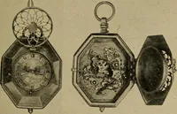 An illustration from Old clocks and watches & their makers : being an historical and descriptive account of the different styles of clocks and watches of the past, in England and abroad, to which is added a list of nearly twelve thousand makers (1922)