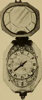 An illustration from Old clocks and watches & their makers : being an historical and descriptive account of the different styles of clocks and watches of the past, in England and abroad, to which is added a list of nearly twelve thousand makers (1922)