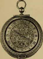 An illustration from Old clocks and watches & their makers : being an historical and descriptive account of the different styles of clocks and watches of the past, in England and abroad, to which is added a list of nearly twelve thousand makers (1922)