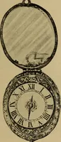 An illustration from Old clocks and watches & their makers : being an historical and descriptive account of the different styles of clocks and watches of the past, in England and abroad, to which is added a list of nearly twelve thousand makers (1922)