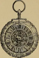 An illustration from Old clocks and watches & their makers : being an historical and descriptive account of the different styles of clocks and watches of the past, in England and abroad, to which is added a list of nearly twelve thousand makers (1922)