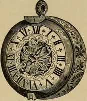 An illustration from Old clocks and watches & their makers : being an historical and descriptive account of the different styles of clocks and watches of the past, in England and abroad, to which is added a list of nearly twelve thousand makers (1922)