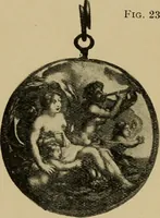 An illustration from Old clocks and watches & their makers : being an historical and descriptive account of the different styles of clocks and watches of the past, in England and abroad, to which is added a list of nearly twelve thousand makers (1922)