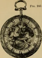 An illustration from Old clocks and watches & their makers : being an historical and descriptive account of the different styles of clocks and watches of the past, in England and abroad, to which is added a list of nearly twelve thousand makers (1922)