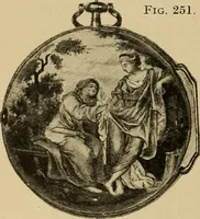 An illustration from Old clocks and watches & their makers : being an historical and descriptive account of the different styles of clocks and watches of the past, in England and abroad, to which is added a list of nearly twelve thousand makers (1922)