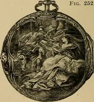 An illustration from Old clocks and watches & their makers : being an historical and descriptive account of the different styles of clocks and watches of the past, in England and abroad, to which is added a list of nearly twelve thousand makers (1922)