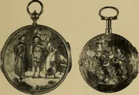 An illustration from Old clocks and watches & their makers : being an historical and descriptive account of the different styles of clocks and watches of the past, in England and abroad, to which is added a list of nearly twelve thousand makers (1922)