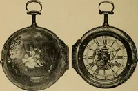 An illustration from Old clocks and watches & their makers : being an historical and descriptive account of the different styles of clocks and watches of the past, in England and abroad, to which is added a list of nearly twelve thousand makers (1922)