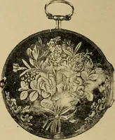 An illustration from Old clocks and watches & their makers : being an historical and descriptive account of the different styles of clocks and watches of the past, in England and abroad, to which is added a list of nearly twelve thousand makers (1922)