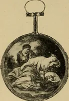 An illustration from Old clocks and watches & their makers : being an historical and descriptive account of the different styles of clocks and watches of the past, in England and abroad, to which is added a list of nearly twelve thousand makers (1922)