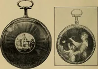 An illustration from Old clocks and watches & their makers : being an historical and descriptive account of the different styles of clocks and watches of the past, in England and abroad, to which is added a list of nearly twelve thousand makers (1922)