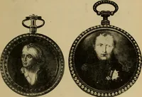 An illustration from Old clocks and watches & their makers : being an historical and descriptive account of the different styles of clocks and watches of the past, in England and abroad, to which is added a list of nearly twelve thousand makers (1922)