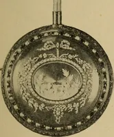 An illustration from Old clocks and watches & their makers : being an historical and descriptive account of the different styles of clocks and watches of the past, in England and abroad, to which is added a list of nearly twelve thousand makers (1922)