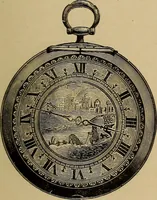 An illustration from Old clocks and watches & their makers : being an historical and descriptive account of the different styles of clocks and watches of the past, in England and abroad, to which is added a list of nearly twelve thousand makers (1922)