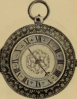 An illustration from Old clocks and watches & their makers : being an historical and descriptive account of the different styles of clocks and watches of the past, in England and abroad, to which is added a list of nearly twelve thousand makers (1922)