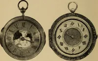 An illustration from Old clocks and watches & their makers : being an historical and descriptive account of the different styles of clocks and watches of the past, in England and abroad, to which is added a list of nearly twelve thousand makers (1922)