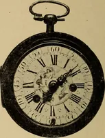An illustration from Old clocks and watches & their makers : being an historical and descriptive account of the different styles of clocks and watches of the past, in England and abroad, to which is added a list of nearly twelve thousand makers (1922)