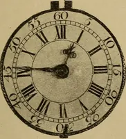 An illustration from Old clocks and watches & their makers : being an historical and descriptive account of the different styles of clocks and watches of the past, in England and abroad, to which is added a list of nearly twelve thousand makers (1922)