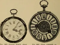 An illustration from Old clocks and watches & their makers : being an historical and descriptive account of the different styles of clocks and watches of the past, in England and abroad, to which is added a list of nearly twelve thousand makers (1922)