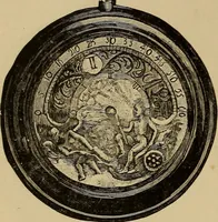 An illustration from Old clocks and watches & their makers : being an historical and descriptive account of the different styles of clocks and watches of the past, in England and abroad, to which is added a list of nearly twelve thousand makers (1922)