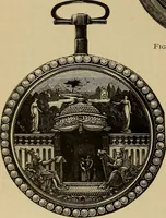 An illustration from Old clocks and watches & their makers : being an historical and descriptive account of the different styles of clocks and watches of the past, in England and abroad, to which is added a list of nearly twelve thousand makers (1922)