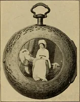 An illustration from Old clocks and watches & their makers : being an historical and descriptive account of the different styles of clocks and watches of the past, in England and abroad, to which is added a list of nearly twelve thousand makers (1922)