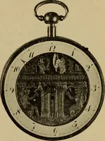 An illustration from Old clocks and watches & their makers : being an historical and descriptive account of the different styles of clocks and watches of the past, in England and abroad, to which is added a list of nearly twelve thousand makers (1922)