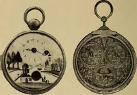 An illustration from Old clocks and watches & their makers : being an historical and descriptive account of the different styles of clocks and watches of the past, in England and abroad, to which is added a list of nearly twelve thousand makers (1922)