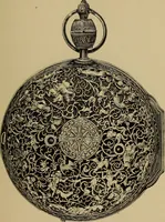 An illustration from Old clocks and watches & their makers : being an historical and descriptive account of the different styles of clocks and watches of the past, in England and abroad, to which is added a list of nearly twelve thousand makers (1922)