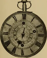 An illustration from Old clocks and watches & their makers : being an historical and descriptive account of the different styles of clocks and watches of the past, in England and abroad, to which is added a list of nearly twelve thousand makers (1922)