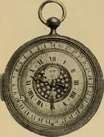 An illustration from Old clocks and watches & their makers : being an historical and descriptive account of the different styles of clocks and watches of the past, in England and abroad, to which is added a list of nearly twelve thousand makers (1922)
