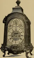 An illustration from Old clocks and watches & their makers : being an historical and descriptive account of the different styles of clocks and watches of the past, in England and abroad, to which is added a list of nearly twelve thousand makers (1922)
