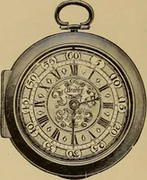 An illustration from Old clocks and watches & their makers : being an historical and descriptive account of the different styles of clocks and watches of the past, in England and abroad, to which is added a list of nearly twelve thousand makers (1922)