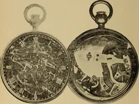 An illustration from Old clocks and watches & their makers : being an historical and descriptive account of the different styles of clocks and watches of the past, in England and abroad, to which is added a list of nearly twelve thousand makers (1922)