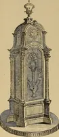An illustration from Old clocks and watches & their makers : being an historical and descriptive account of the different styles of clocks and watches of the past, in England and abroad, to which is added a list of nearly twelve thousand makers (1922)