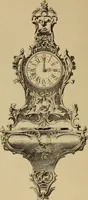 An illustration from Old clocks and watches & their makers : being an historical and descriptive account of the different styles of clocks and watches of the past, in England and abroad, to which is added a list of nearly twelve thousand makers (1922)