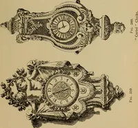 An illustration from Old clocks and watches & their makers : being an historical and descriptive account of the different styles of clocks and watches of the past, in England and abroad, to which is added a list of nearly twelve thousand makers (1922)