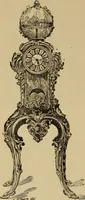 An illustration from Old clocks and watches & their makers : being an historical and descriptive account of the different styles of clocks and watches of the past, in England and abroad, to which is added a list of nearly twelve thousand makers (1922)