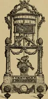 An illustration from Old clocks and watches & their makers : being an historical and descriptive account of the different styles of clocks and watches of the past, in England and abroad, to which is added a list of nearly twelve thousand makers (1922)