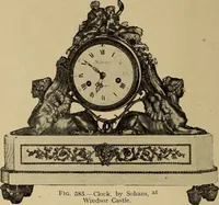An illustration from Old clocks and watches & their makers : being an historical and descriptive account of the different styles of clocks and watches of the past, in England and abroad, to which is added a list of nearly twelve thousand makers (1922)