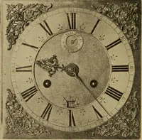 An illustration from Old clocks and watches & their makers : being an historical and descriptive account of the different styles of clocks and watches of the past, in England and abroad, to which is added a list of nearly twelve thousand makers (1922)