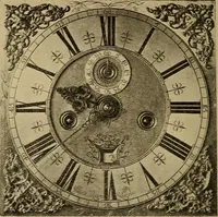 An illustration from Old clocks and watches & their makers : being an historical and descriptive account of the different styles of clocks and watches of the past, in England and abroad, to which is added a list of nearly twelve thousand makers (1922)