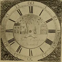 An illustration from Old clocks and watches & their makers : being an historical and descriptive account of the different styles of clocks and watches of the past, in England and abroad, to which is added a list of nearly twelve thousand makers (1922)