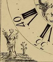 An illustration from Old clocks and watches & their makers : being an historical and descriptive account of the different styles of clocks and watches of the past, in England and abroad, to which is added a list of nearly twelve thousand makers (1922)